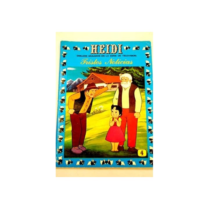 HEIDI . TRISTES NOTICIAS . DIBUJOS BASADOS EN LA SERIE DE TELEVISIÓN.